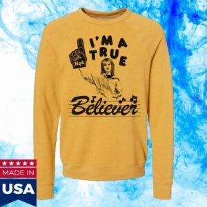 kenny Hayley Williams Merch Shop True Believer Mustard Crewneck kenny Hayley Williams Merch Shop True Believer Mustard Crewneck