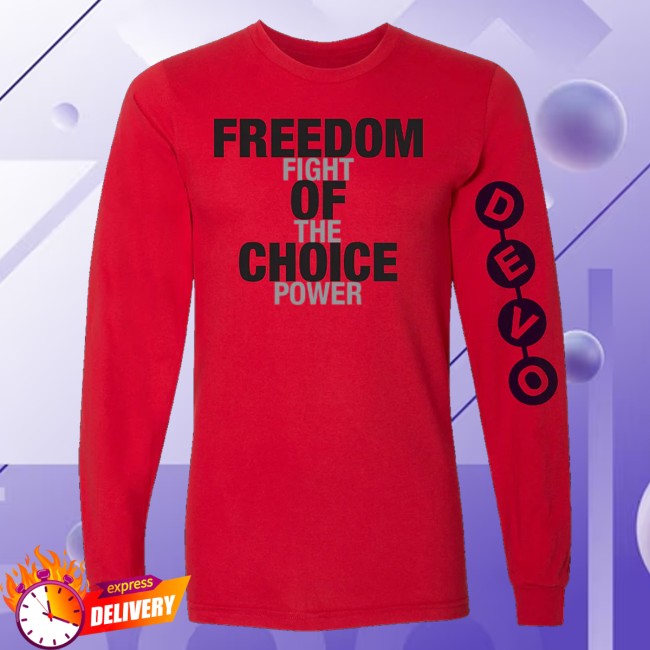 kenny Hello Merch Devo Freedom Of Choice Red Long Sleeve1 kenny Hello Merch Devo Freedom Of Choice Red Long Sleeve1