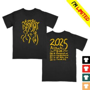 kenny Hellomerch Store The Format 2025 Acoustic Tour Black T Shirt