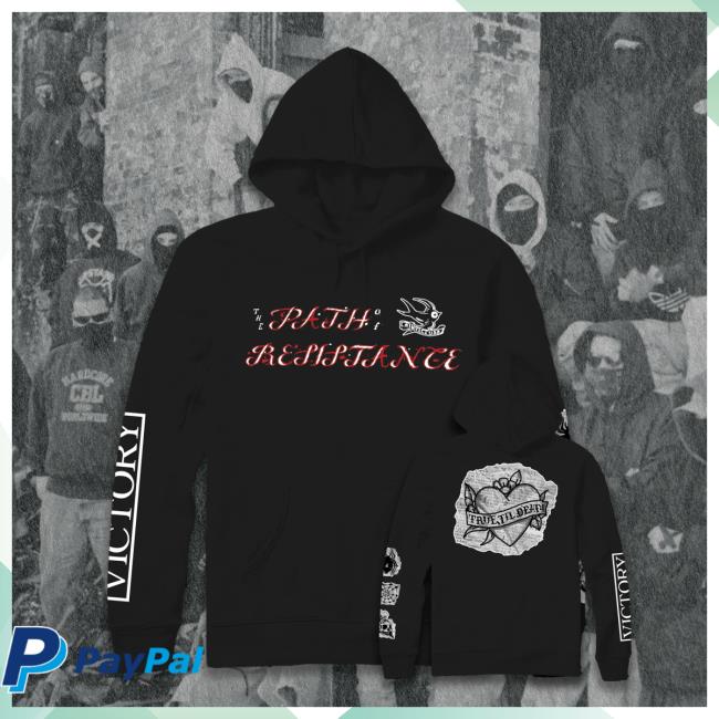 kenny Holy Mountain Printing Merch Store Path Of Resistance True Til Death Pullover Hood kenny Holy Mountain Printing Merch Store Path Of Resistance True Til Death Pullover Hood