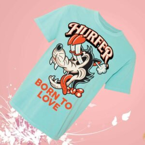 kenny Hurfer Hand Painted Merch Born To Love Mint Shirt0