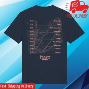kenny Idlewild Merch Store 2025 Tour Shirt Navy