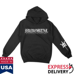 kenny Immortal Disfigurement Merch Logo Hoodie Black