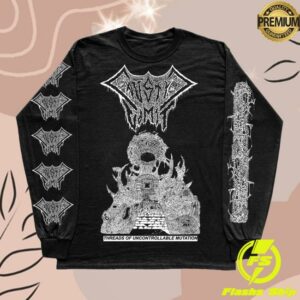 kenny Iron Collapse Merch Store Caustic Vomit Threads Of Uncontrollable Mutation Long Sleeve T Shirt