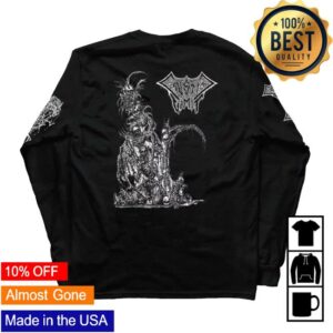 kenny Iron Collapse Merch Store Caustic Vomit Threads Of Uncontrollable Mutation Long Sleeve T Shirta