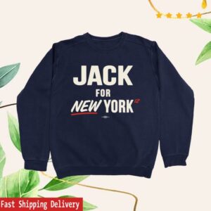 kenny Jackfornewyork Merch Store Jack For New York Navy Crewneck Sweater