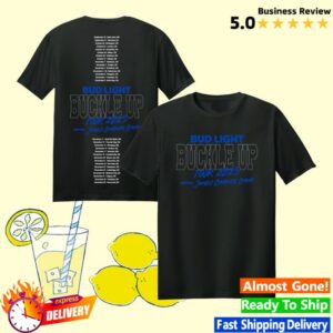 kenny James Barker Band Merch Store Buckle Up Tour Shirt