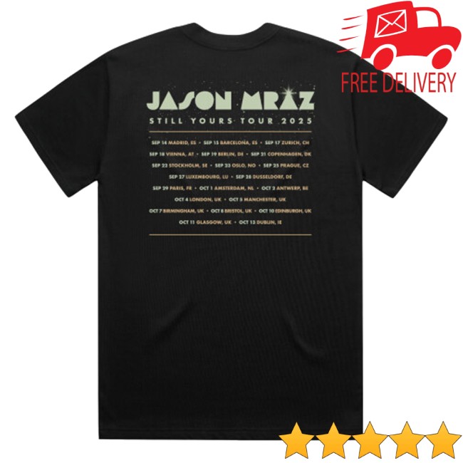 kenny Jason Mraz Merch Still Yours Eu Uk Tour Tee kenny Jason Mraz Merch Still Yours Eu Uk Tour Tee