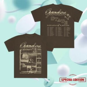 kenny Jeremy Zucker Merch Store Garden State Brown Tour Shirt