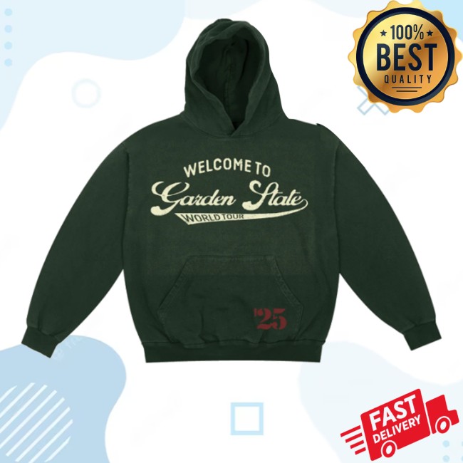 kenny Jeremy Zucker Merch Store Garden State Tour Green Pullover Hoodies kenny Jeremy Zucker Merch Store Garden State Tour Green Pullover Hoodies