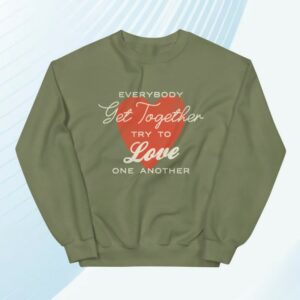 kenny Jesse Colin Young Merch Store Get Together Heart Sweatshirt