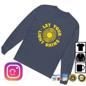 kenny Jesse Colin Young Merch Store Let Your Light Shine Long Sleeve Tees