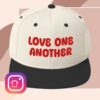 kenny Jesse Colin Young Merch Store Love One Another Embroidered Snapback Hat 1