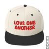 kenny Jesse Colin Young Merch Store Love One Another Embroidered Snapback Hat