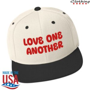 kenny Jesse Colin Young Merch Store Love One Another Embroidered Snapback Hata