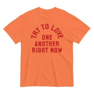 kenny Jesse Colin Young Merch Store Try To Love Monochrome Tee