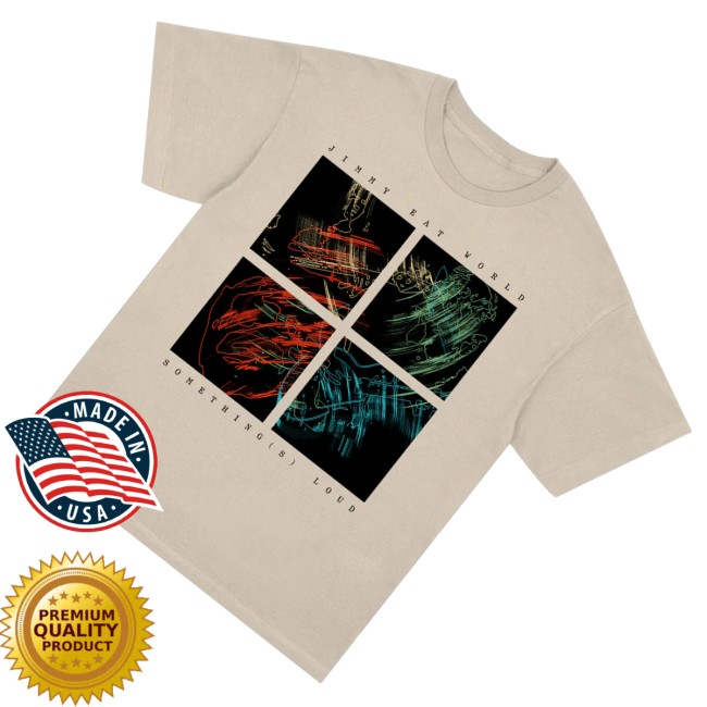 kenny Jimmy Eat World Store Merch Somethings Loud Quad Logo Shirt Cream0 kenny Jimmy Eat World Store Merch Somethings Loud Quad Logo Shirt Cream0