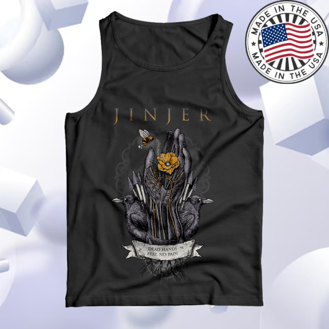 kenny Jinjer Merch Store Dead Hands Feel No Pain Tank Black kenny Jinjer Merch Store Dead Hands Feel No Pain Tank Black