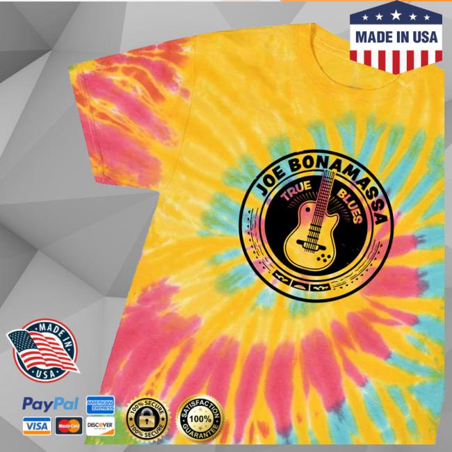 kenny Joe Bonamassa Merch Shop True Blues Multi Color Tie Dye T Shirte kenny Joe Bonamassa Merch Shop True Blues Multi Color Tie Dye T Shirte