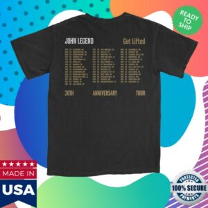 kenny John Legend Merch Store Get Lifted Tour Shirt