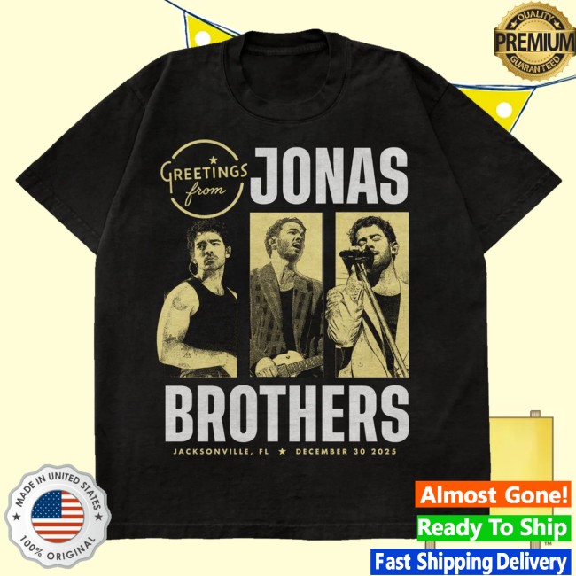 kenny Jonas Brothers Merch Greetings From Your Hometown Jacksonville Fl December 30 2025 Tee kenny Jonas Brothers Merch Greetings From Your Hometown Jacksonville Fl December 30 2025 Tee