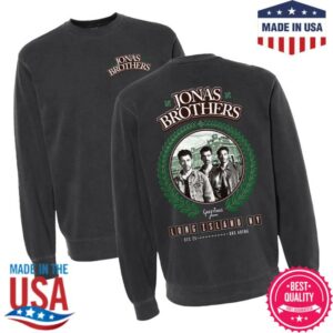 kenny Jonas Brothers Merch Store Greetings From Your Hometown Long Island Ny Sweatshirta