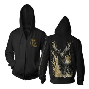 kenny Katatonia Merch Store Katatonia On Fire Zipped Hoodie