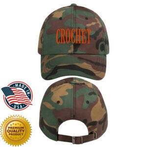 kenny Knot Trying Merch Crochet Camo Dad Hat0