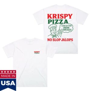 kenny Krispy Pizza Store Merch No Slop Jalops White T Shirt0