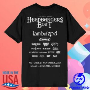 kenny Lamb Of God Store Merch Hbb 2025 Hicon Lineup Tee