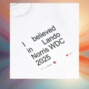 kenny Lando Norris Merch Store Believe Shirts