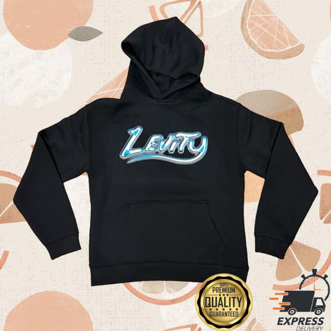 kenny Levity Merch Shop Levity Chrome Logo Hoodie In Black kenny Levity Merch Shop Levity Chrome Logo Hoodie In Black