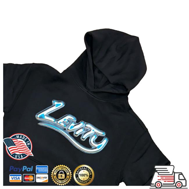 kenny Levity Merch Shop Levity Chrome Logo Hoodie In Blacke kenny Levity Merch Shop Levity Chrome Logo Hoodie In Blacke