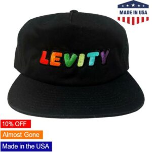 kenny Levity Merch Shop Levity Rainbow Embroidered 5 Panel Hat