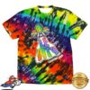 kenny Levity Merch Store Lasership Tour Beam Up Tee In Rainbow Tie Dye