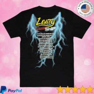 kenny Levity Merch Store Lasership Tour Lightning Tour Tee In Black