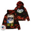 kenny Levity Merch Store Lasership Tour Red Shift Tie Dye Pullover Hoodie1