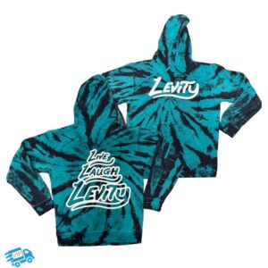 kenny Levity Merch Store Levity Aqua Tie Dye Logo Hoodie0