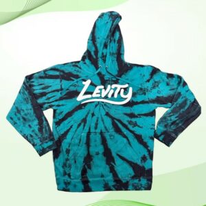 kenny Levity Merch Store Levity Aqua Tie Dye Logo Hoodie1
