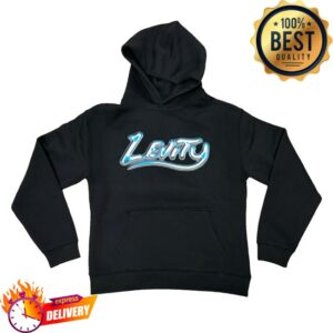 kenny Levity Merch Store Levity Chrome Logo Hoodie In Black