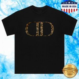 kenny Lil Tecca Merch Dopamine Logo Tee Black Leopard