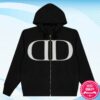 kenny Lil Tecca Merch Dopamine Logo Zip Hoodie Black