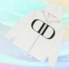 kenny Lil Tecca Merch Dopamine Logo Zip Hoodie White1