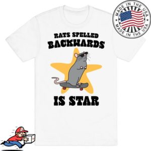 kenny Lookhuman Merch Store Rats Spelled Backwards Is Star Shirt