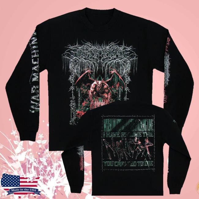 kenny Lorna Shore War Machine Long Sleeve Shirt kenny Lorna Shore War Machine Long Sleeve Shirt