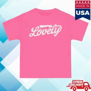 kenny Lovely Ministries Merch Pink Lovely Logo Tee