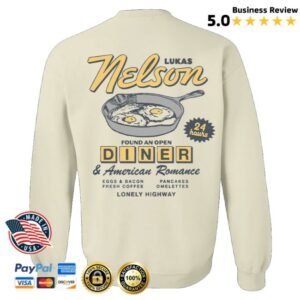 kenny Lukas Nelson Merch Store Diner Crewneck