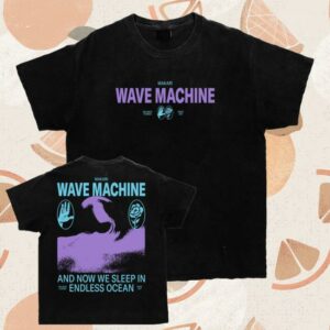 kenny Makari Band Merch Store Makari Wave Machine Black Tee kenny Makari Band Merch Store Makari Wave Machine Black Tee