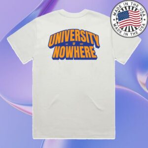 kenny Mashtag X Kecks Merch Store University Of Nowhere Tee Whitea kenny Mashtag X Kecks Merch Store University Of Nowhere Tee Whitea