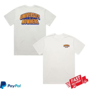 kenny Mashtag X Kecks Merch Store University Of Nowhere Tee Whiteaa kenny Mashtag X Kecks Merch Store University Of Nowhere Tee Whiteaa